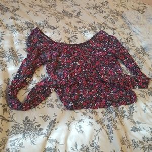 Floral crop top